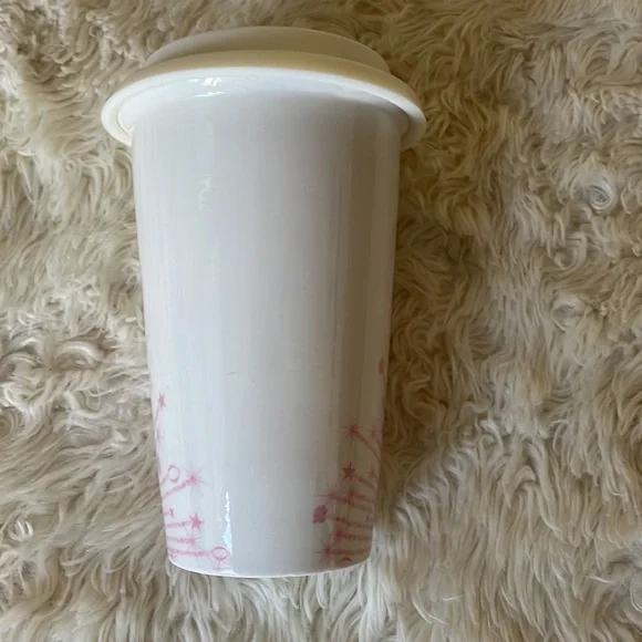 Lancôme Paris Oui La Vie Est Belle Double Walled Insulated Cup with Silicone Lid - Picture 2 of 7